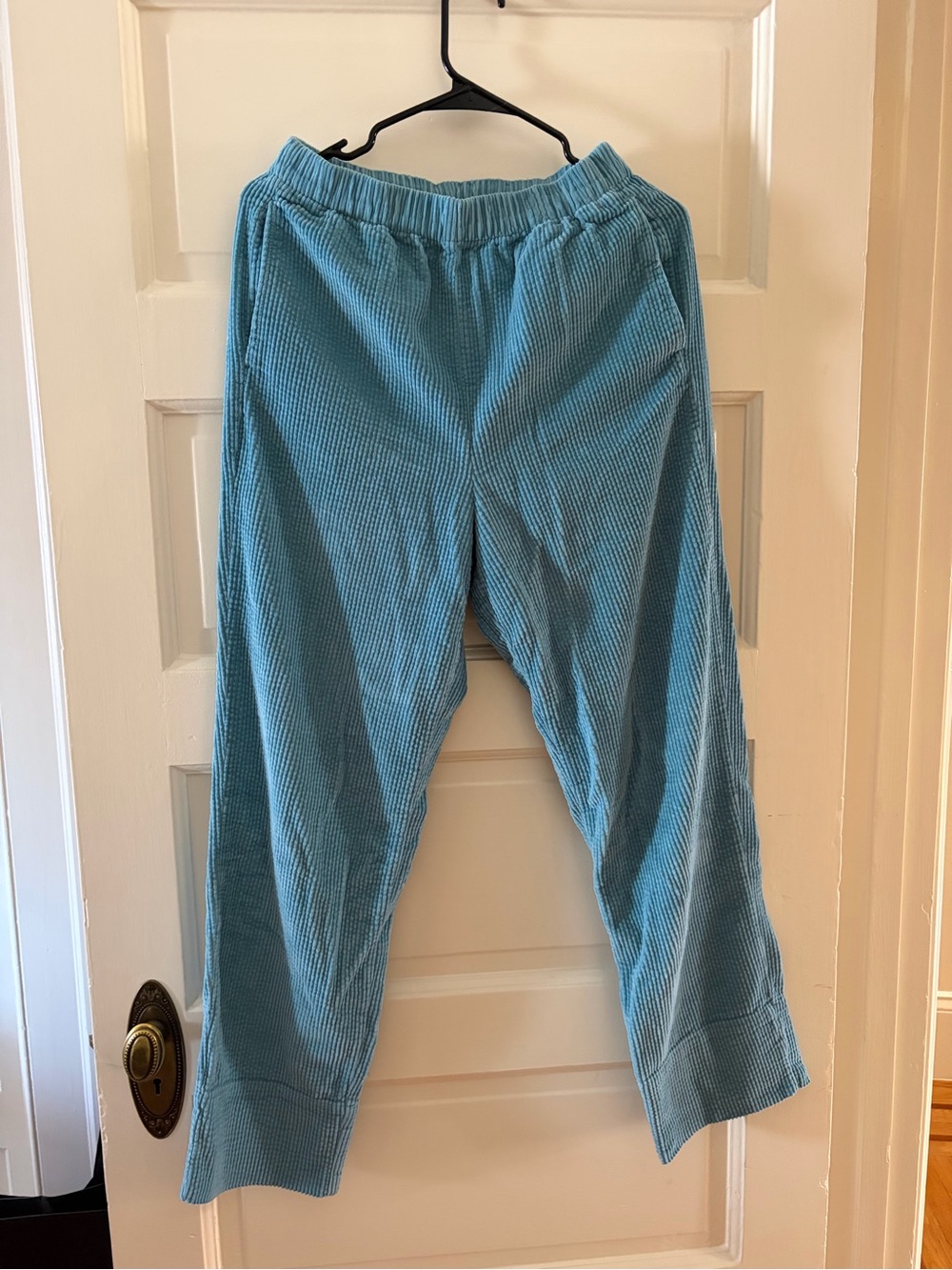 American Vintage Dusty Blue Ribbed Lounge Pants